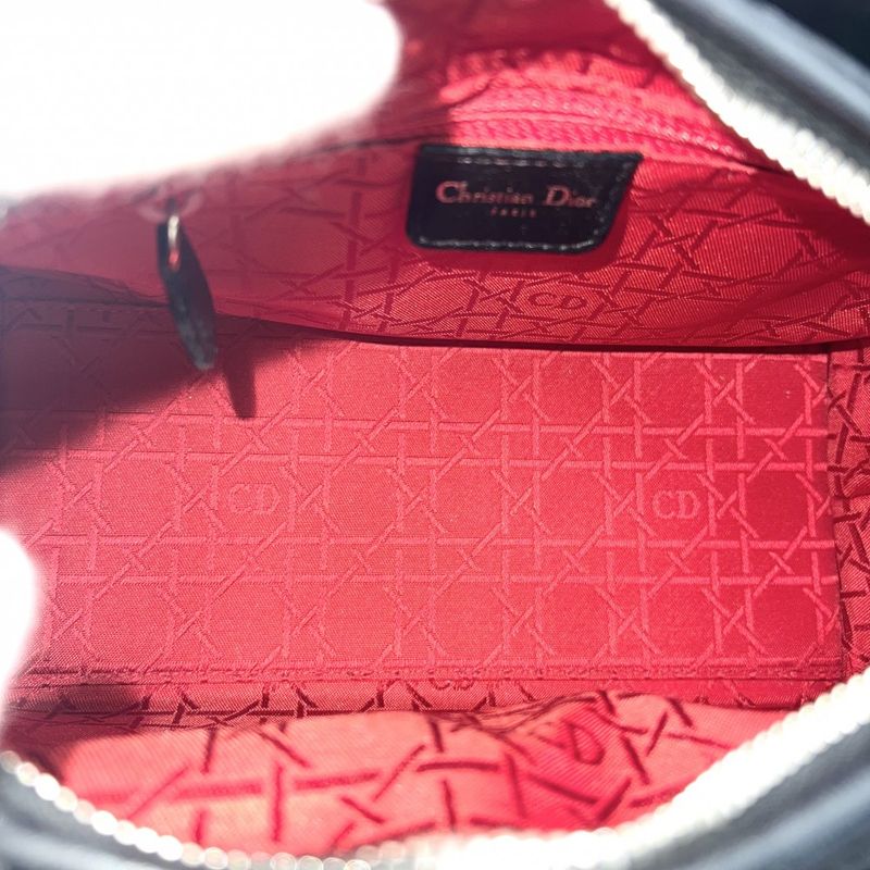 Christian Dior Handbag Women Lady Dior Studded Medium Christian Dior Leather