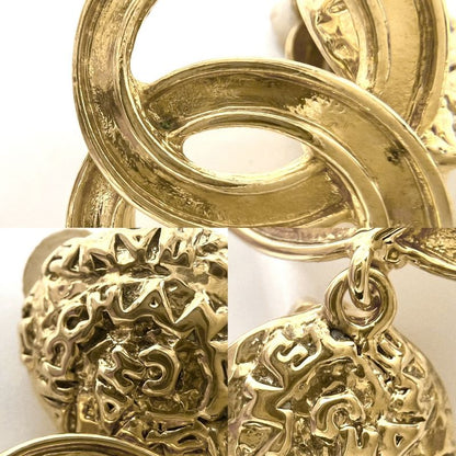 Chanel Earring Ladies Coco Mark Accessories Swing Vintage Chanel GP 95A Gold