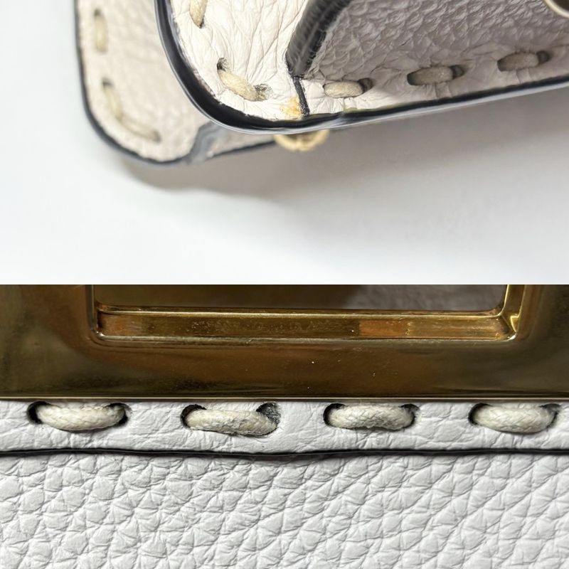 Fendi 2WAY Women's Peekaboo Iseeu Medium Handbag Shoulder Bag Shoulder Crossbody