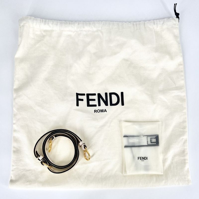 Fendi 2WAY Women's Peekaboo Iseeu Medium Handbag Shoulder Bag Shoulder Crossbody