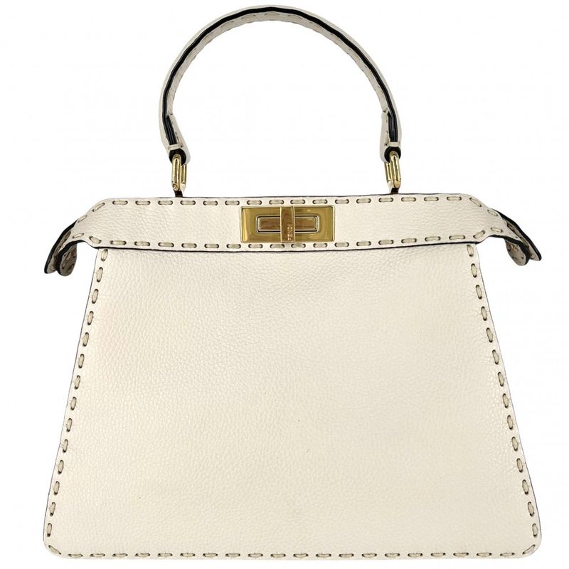 Fendi 2WAY Women's Peekaboo Iseeu Medium Handbag Shoulder Bag Shoulder Crossbody