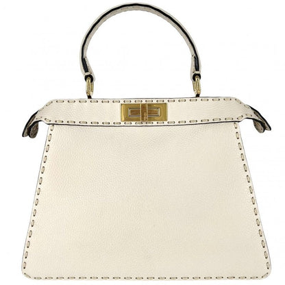 Fendi 2WAY Women's Peekaboo Iseeu Medium Handbag Shoulder Bag Shoulder Crossbody