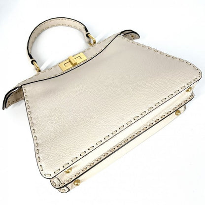 Fendi 2WAY Women's Peekaboo Iseeu Medium Handbag Shoulder Bag Shoulder Crossbody