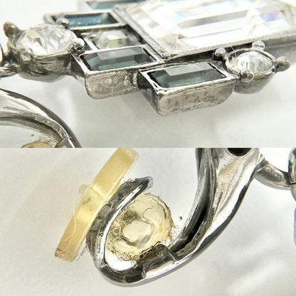 Chanel Earring Ladies Coco Mark Coco Swing Accessories Chanel Rhinestone 05P