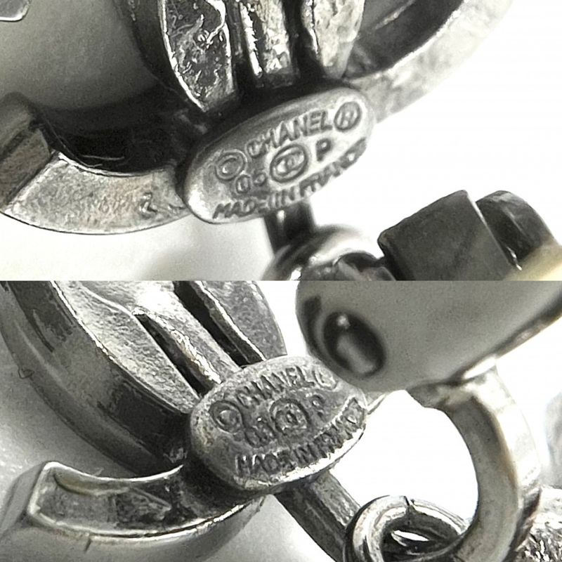 Chanel Earring Ladies Coco Mark Coco Swing Accessories Chanel Rhinestone 05P