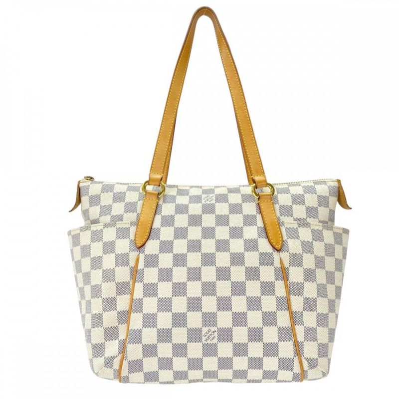 Louis Vuitton Tote Women's Handbag Shoulder Damier Azure Totally PM Louis