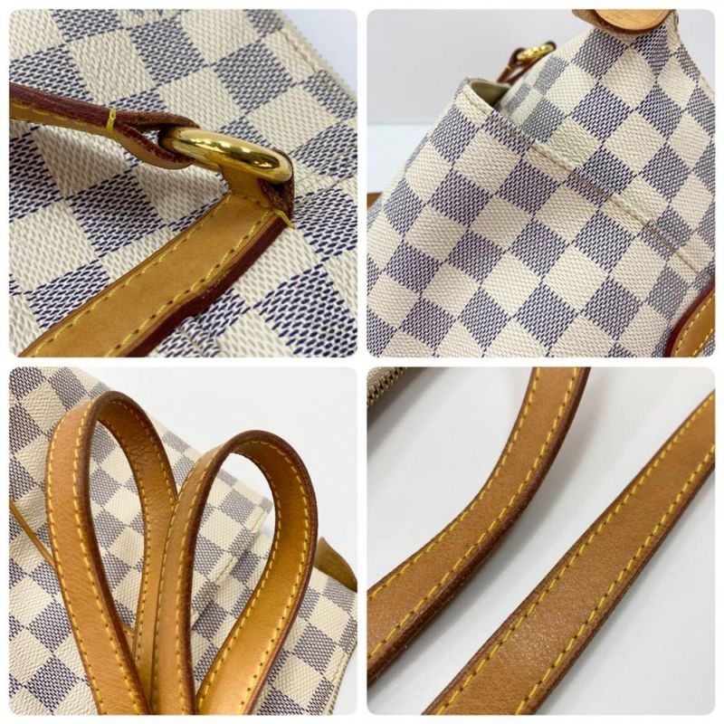 Louis Vuitton Tote Women's Handbag Shoulder Damier Azure Totally PM Louis