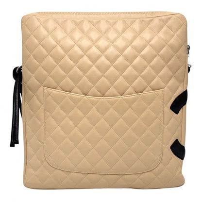 Chanel Shoulder Bag Women's Cambon Line Large Pochette Coco Mark Shoulder Coco