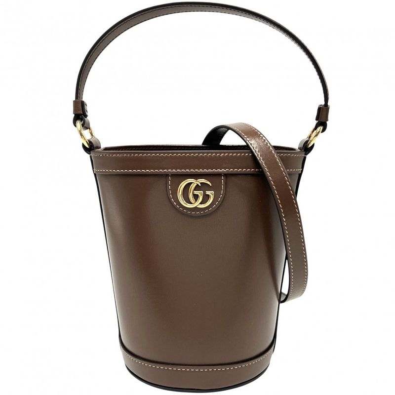 Gucci 2WAY Women's GG Supreme Bucket Bag Handbag Shoulder Bag Crossbody