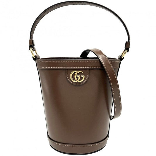 Gucci 2WAY Women's GG Supreme Bucket Bag Handbag Shoulder Bag Crossbody