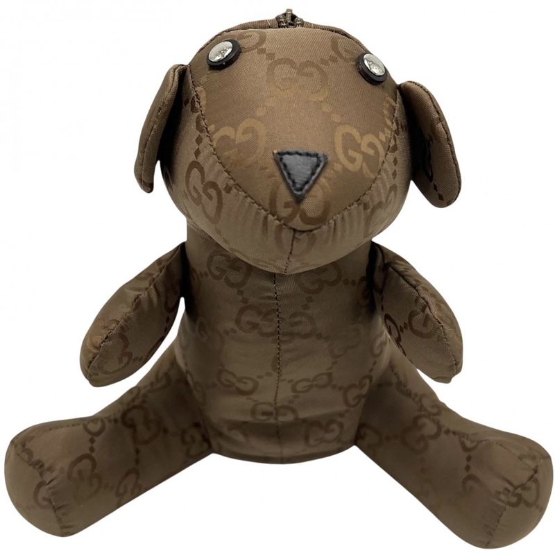 Gucci Miscellaneous Women's Plush Bear Tote Bag Eco Bag Interior Teddy Bear