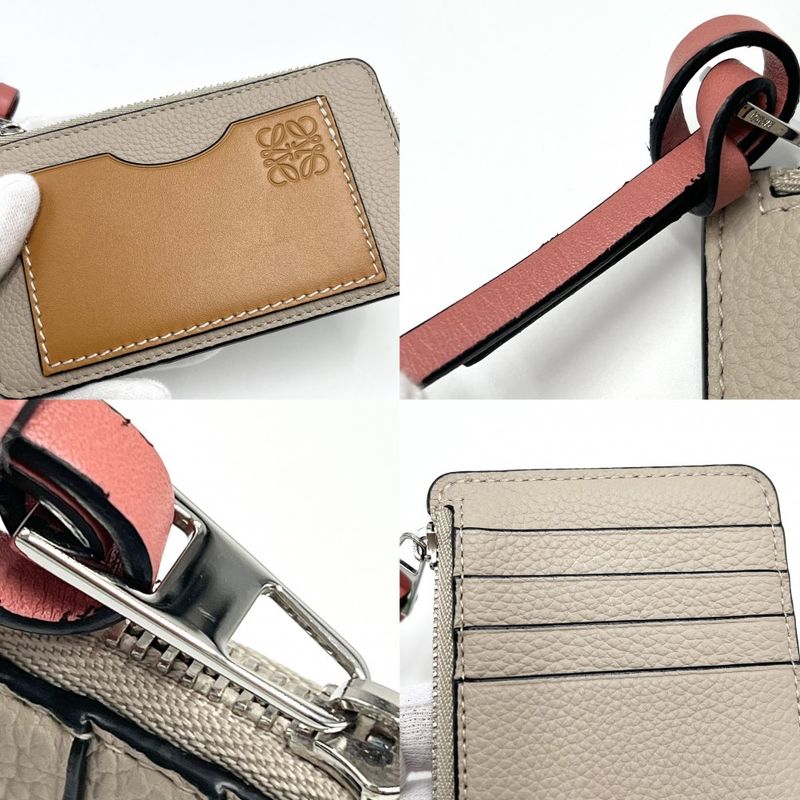 Loewe Coin Case Women's Anagram Coin Card Holder Fragment Case Card Case