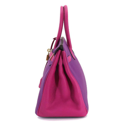 Exhibit Hermes Birkin 30 Personal SPO Hand Bag Togo Anemone Rose Purple C