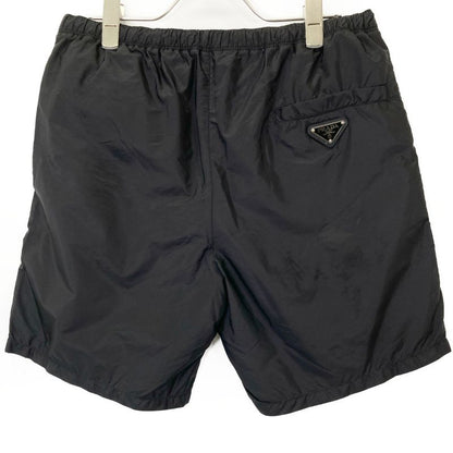 Prada Black 23 Ub333 S231 13Z3 Nylon Shorts 46