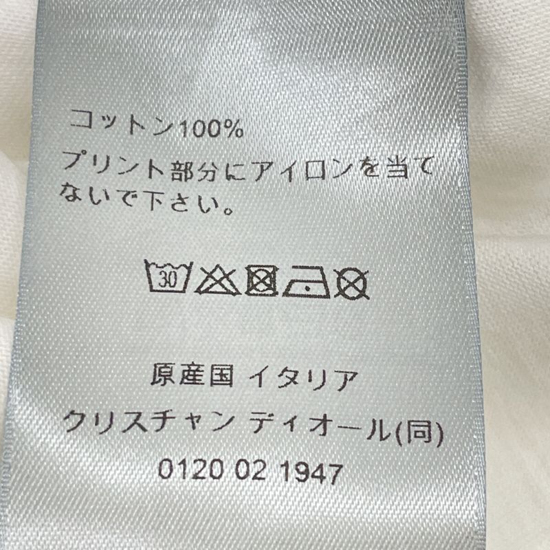 DIOR White And Pink Logo Short Sleeve T-shirt 24ss L