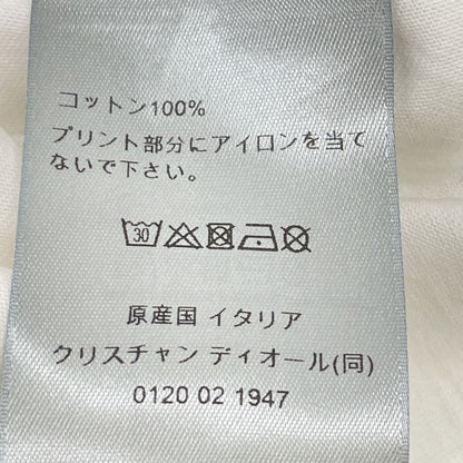 DIOR White And Pink Logo Short Sleeve T-shirt 24ss L