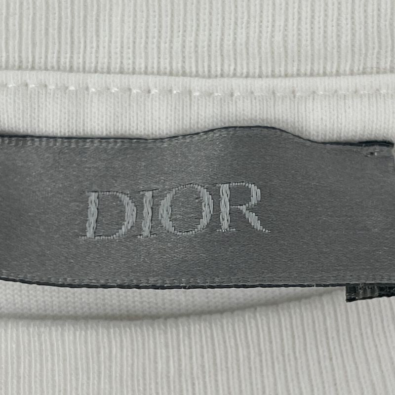 DIOR White And Pink Logo Short Sleeve T-shirt 24ss L