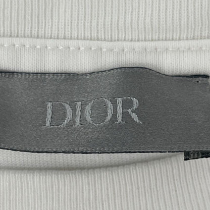 DIOR White And Pink Logo Short Sleeve T-shirt 24ss L