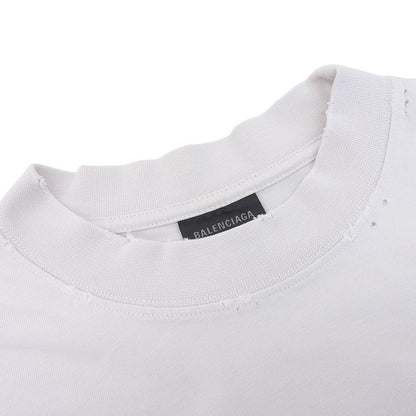 Balenciaga Beautiful Tape Type T-shirt Top Men's White S 739784 23SS S