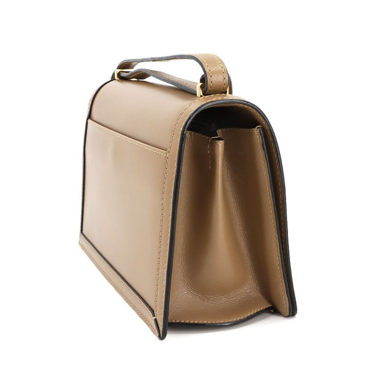 Loewe Barcelona Shoulder Bag Leather Brown Gold Hardware Barcelona Bag 90299245