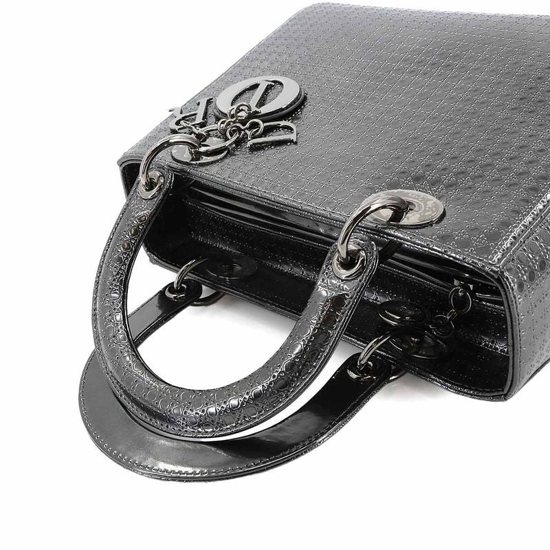 Christian Dior Chiristian Dior Microcanage Lady Dior Medium 2way Hand Bag