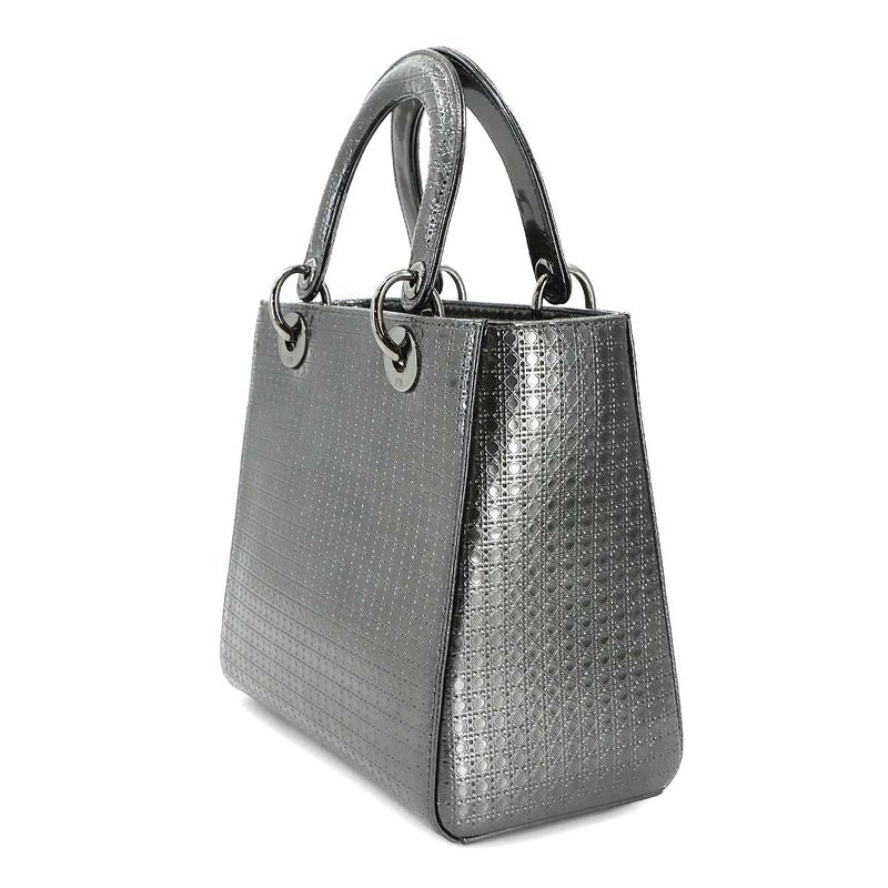 Christian Dior Chiristian Dior Microcanage Lady Dior Medium 2way Hand Bag