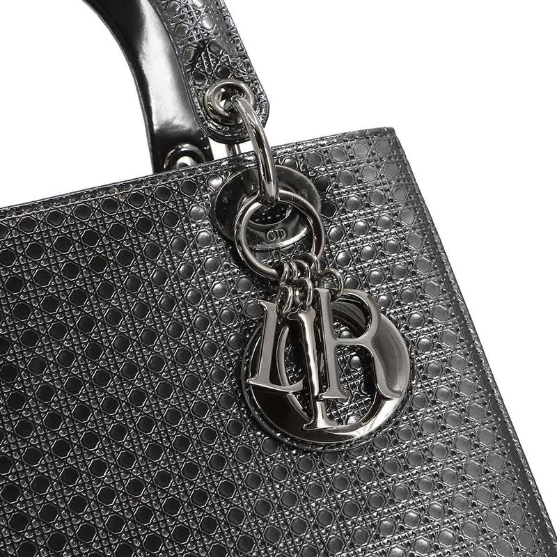 Christian Dior Chiristian Dior Microcanage Lady Dior Medium 2way Hand Bag