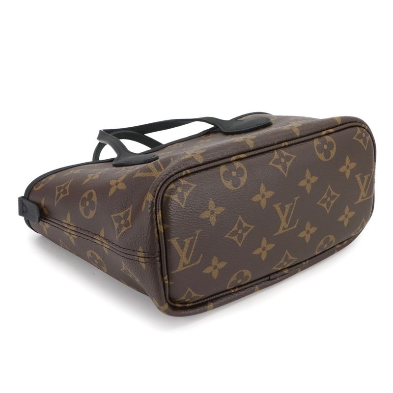 Exhibited Louis Vuitton Monogram Neverfull Inside Out BB 2way Hand Shoulder Bag