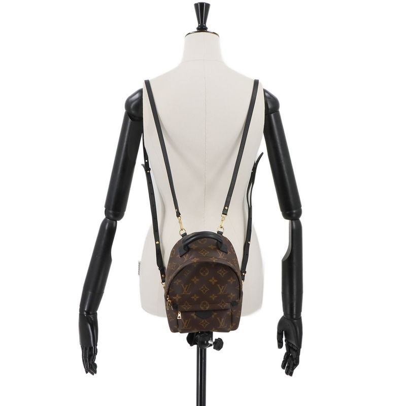 Louis Vuitton Monogram Palm Sp Ring Su Backpack MINI Backpack Sac Brown M41562