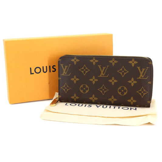 Louis Vuitton Monogram Zippy Wallet Round Zipper Long Wallet Brown M42616
