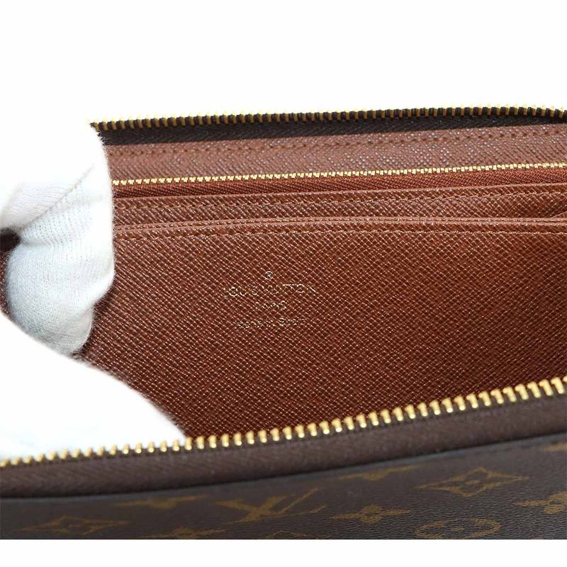 Louis Vuitton Monogram Zippy Wallet Round Zipper Long Wallet Brown M42616