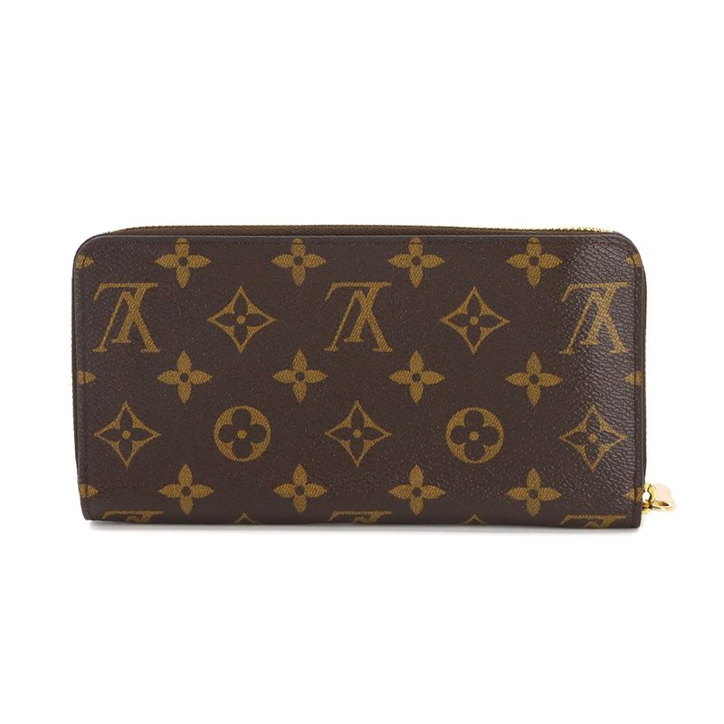 Louis Vuitton Monogram Zippy Wallet Round Zipper Long Wallet Brown M42616