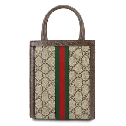 Exhibit Gucci Ophidia Small 2way Hand Shoulder Bag GG Supreme Canvas Leather