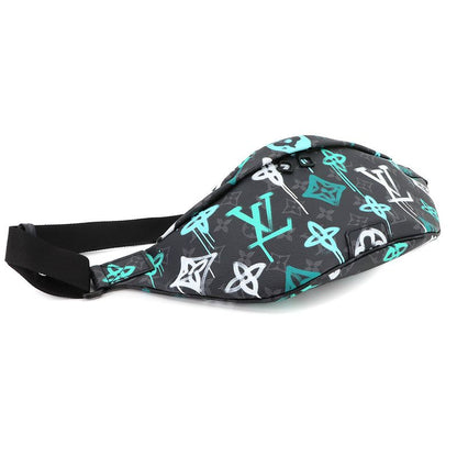 Louis Vuitton Monogram Eclipse Graffiti Discabas Lee Bum Bag PM Body Bag