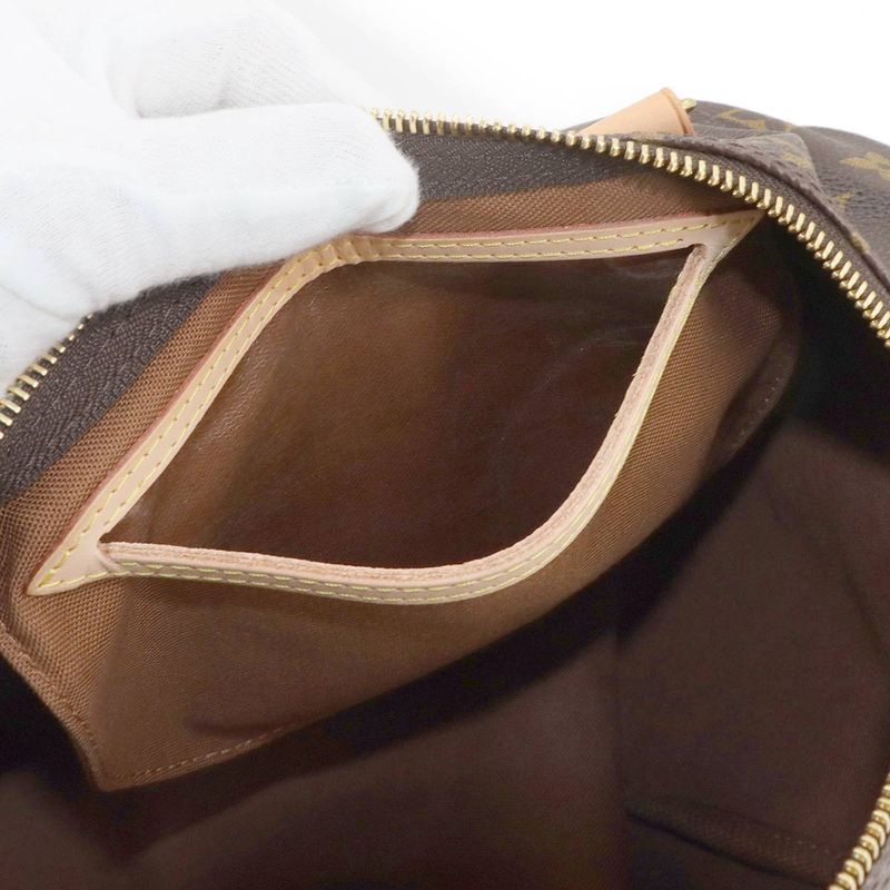 Louis Vuitton Monogram Speedy 30 Hand Bag Brown M41526 Gold Hardware Speedy