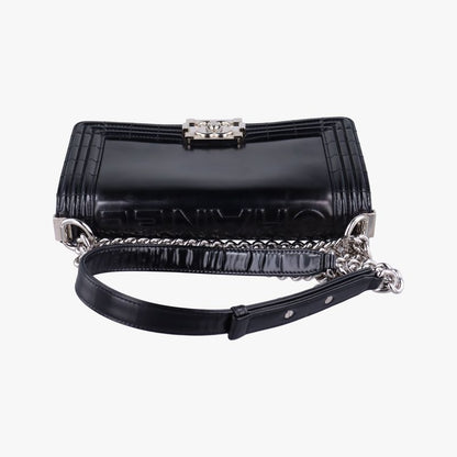 Chanel Boy Chanel Black Patent A67018 16602717