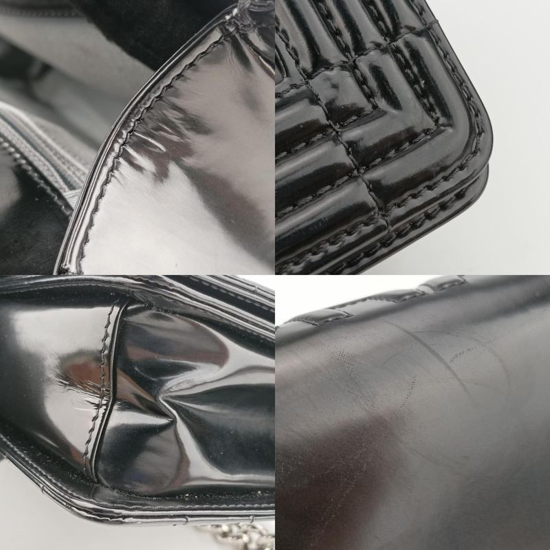 Chanel Boy Chanel Black Patent A67018 16602717