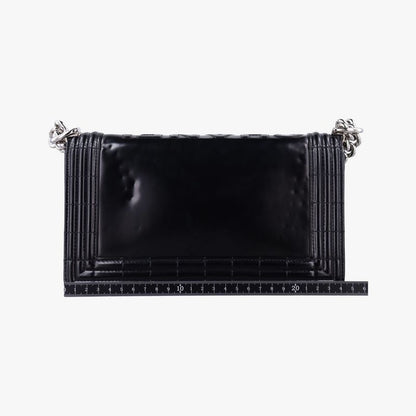 Chanel Boy Chanel Black Patent A67018 16602717