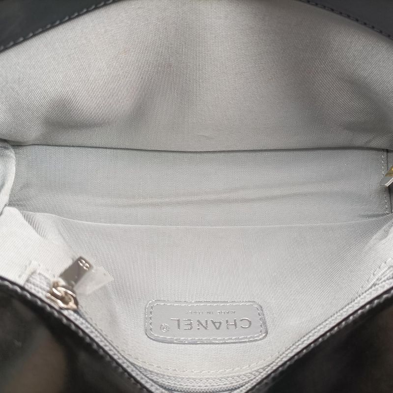 Chanel Boy Chanel Black Patent A67018 16602717