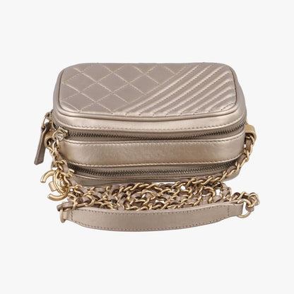 Chanel Coco Boy Camera Case Gold Lambskin A9265420746948