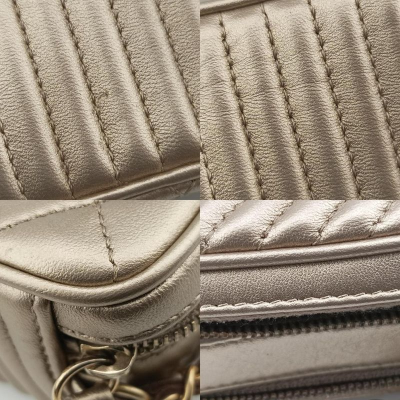 Chanel Coco Boy Camera Case Gold Lambskin A9265420746948