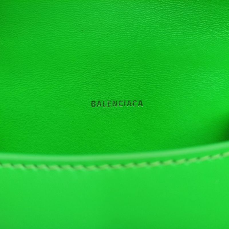 Balenciaga Hourglass Green And Black Leather 5928333860t535269