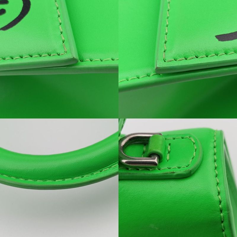 Balenciaga Hourglass Green And Black Leather 5928333860t535269