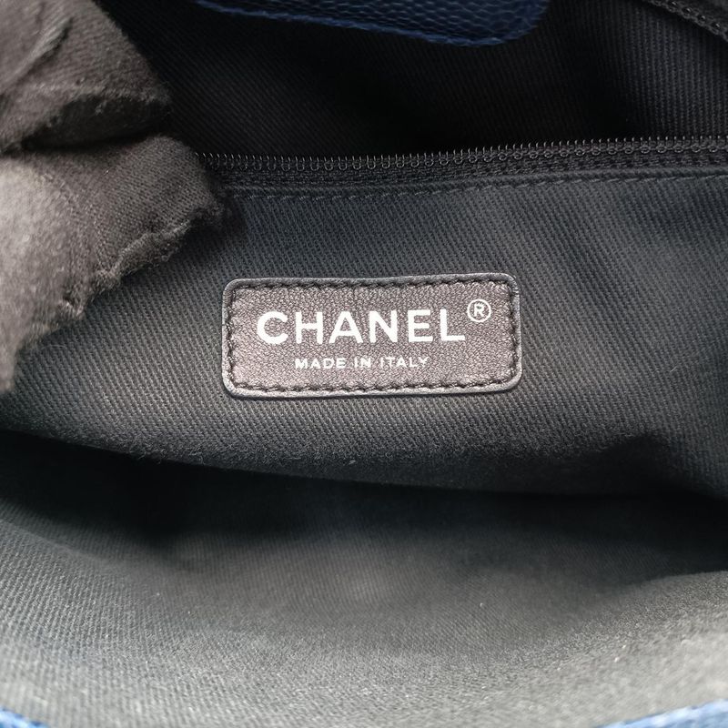 Chanelmatelasse Coco Mark GST Blue Caviar Skin A6741417109181