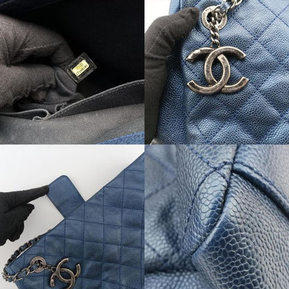 Chanelmatelasse Coco Mark GST Blue Caviar Skin A6741417109181