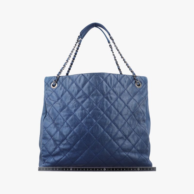 Chanelmatelasse Coco Mark GST Blue Caviar Leather A6729417316037