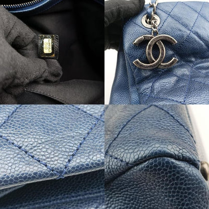 Chanelmatelasse Coco Mark GST Blue Caviar Leather A6729417316037
