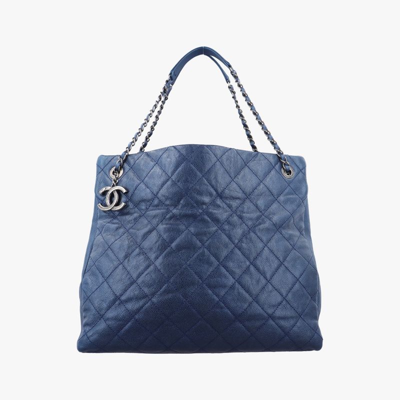 Chanelmatelasse Coco Mark GST Blue Caviar Leather A6729417316037