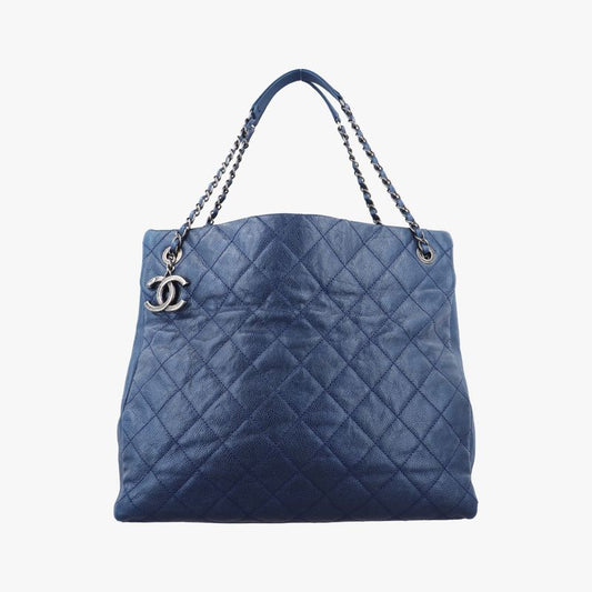 Chanelmatelasse Coco Mark GST Blue Caviar Leather A6729417316037