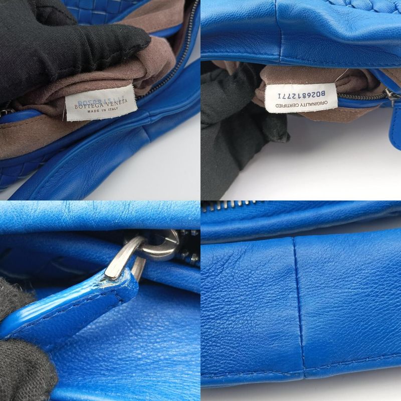 Bottega Veneta Intrecciato Blue Lambskin B02681277i